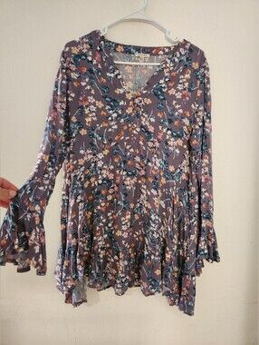 Jodifl floral tunic S Nwot